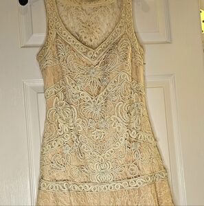 Sue Wong beaded and lace, cocktail dress